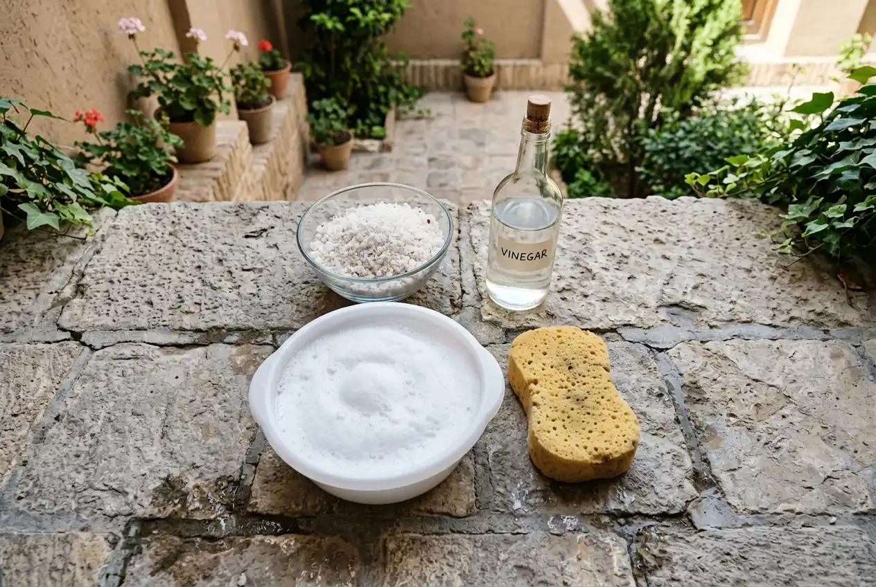 کاربرد نمک و سرکه در ضدعفونی و تثبین رنگ